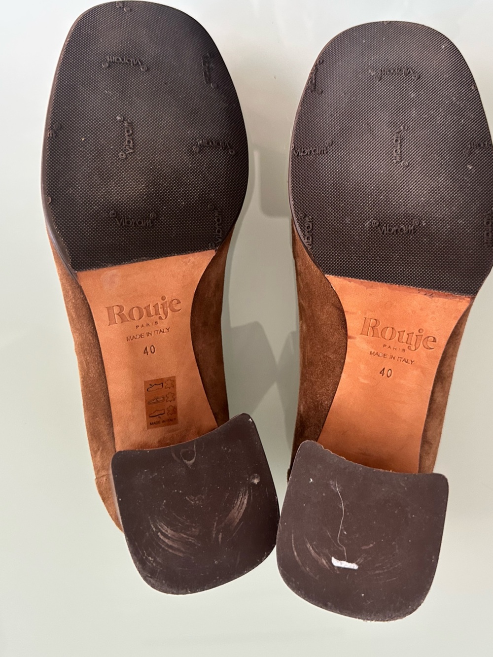 Rouje Paris Women's Brown Suede Loafers - Picture 4 of 5
